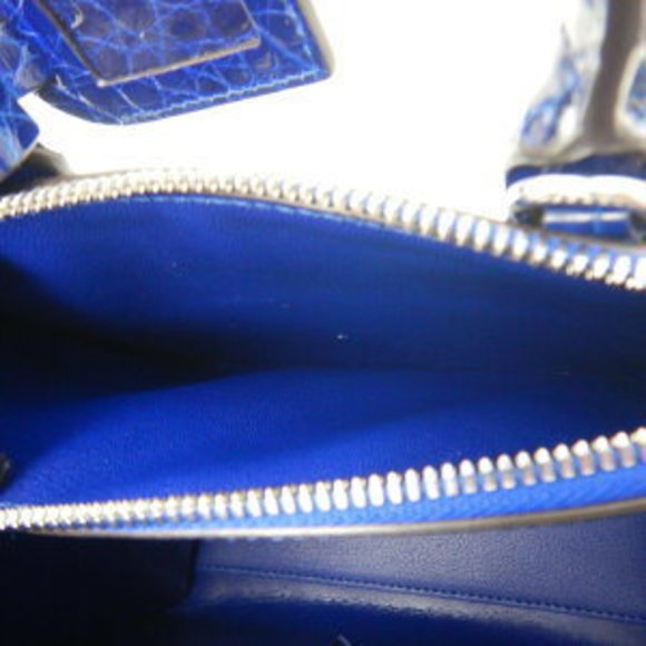 LOUIS VUITTON City Steamer MINI Crocodile Sapphire Handbag - Picture 4 of 8